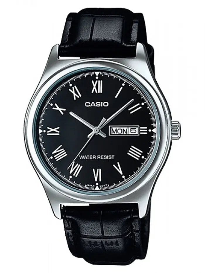 ZEGAREK MĘSKI CASIO MTP-V006L-1B (zd210a) + BOX ZEGAREK MĘSKI CASIO MTP-V006L-1B (zd210a) + BOX - Lorence 4971850030102