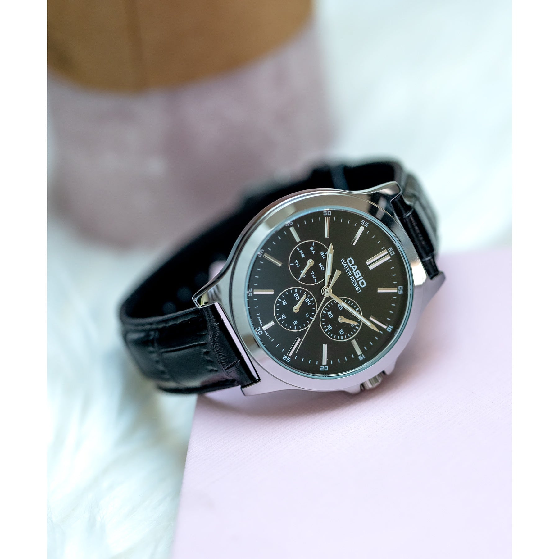 ZEGAREK MĘSKI CASIO MTP-V300L-1A (zd085b) + BOX ZEGAREK MĘSKI CASIO MTP-V300L-1A (zd085b) + BOX - Lorence 4549526132612