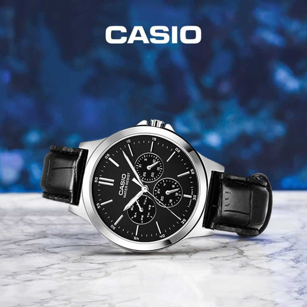 ZEGAREK MĘSKI CASIO MTP-V300L-1A (zd085b) + BOX ZEGAREK MĘSKI CASIO MTP-V300L-1A (zd085b) + BOX - Lorence 4549526132612