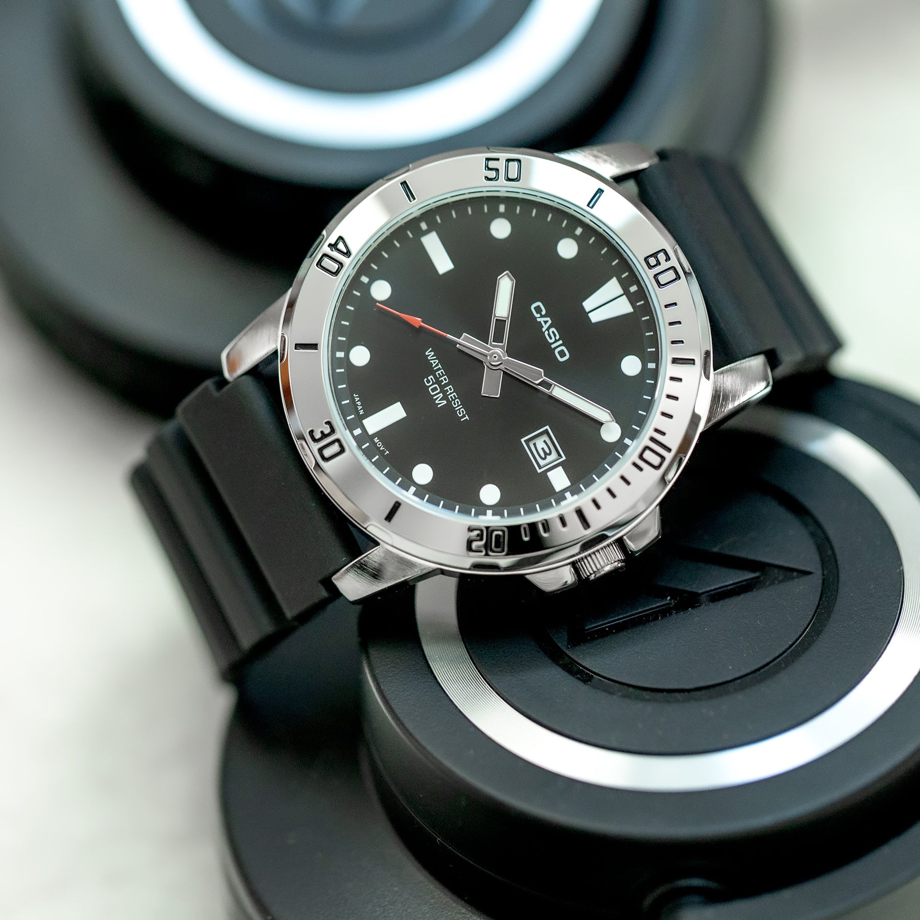 ZEGAREK MĘSKI CASIO MTP-VD01-1E (zd169g) + BOX ZEGAREK MĘSKI CASIO MTP-VD01-1E (zd169g) + BOX - Lorence 4549526348723
