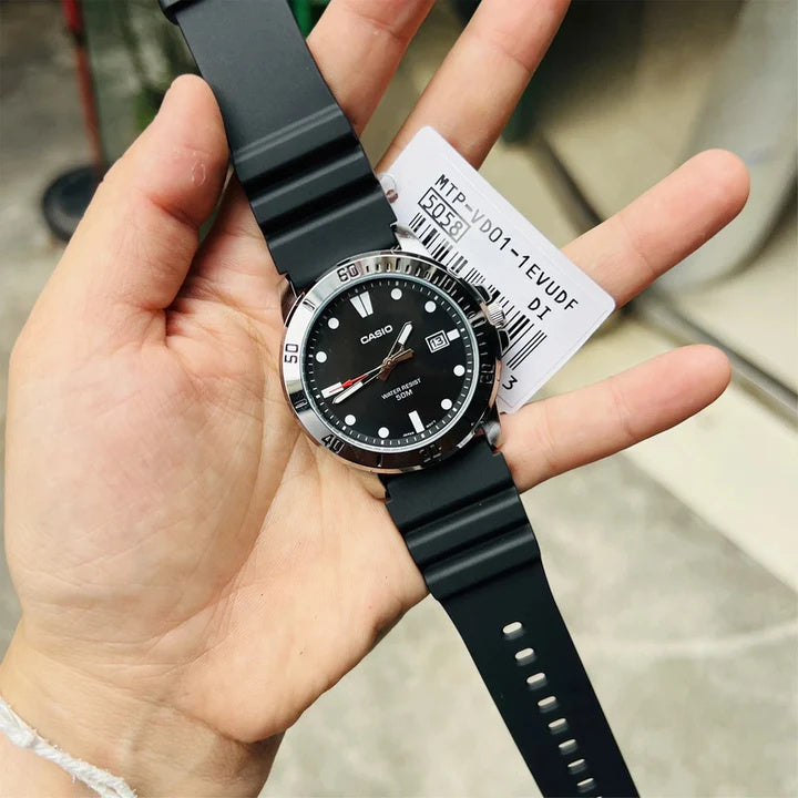 ZEGAREK MĘSKI CASIO MTP-VD01-1E (zd169g) + BOX ZEGAREK MĘSKI CASIO MTP-VD01-1E (zd169g) + BOX - Lorence 4549526348723