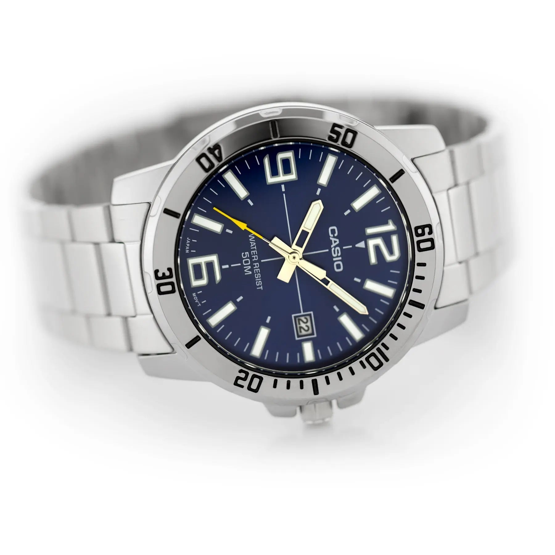 ZEGAREK MĘSKI CASIO MTP-VD01D-2B (zd175a) + BOX ZEGAREK MĘSKI CASIO MTP-VD01D-2B (zd175a) + BOX - Lorence 4549526186653