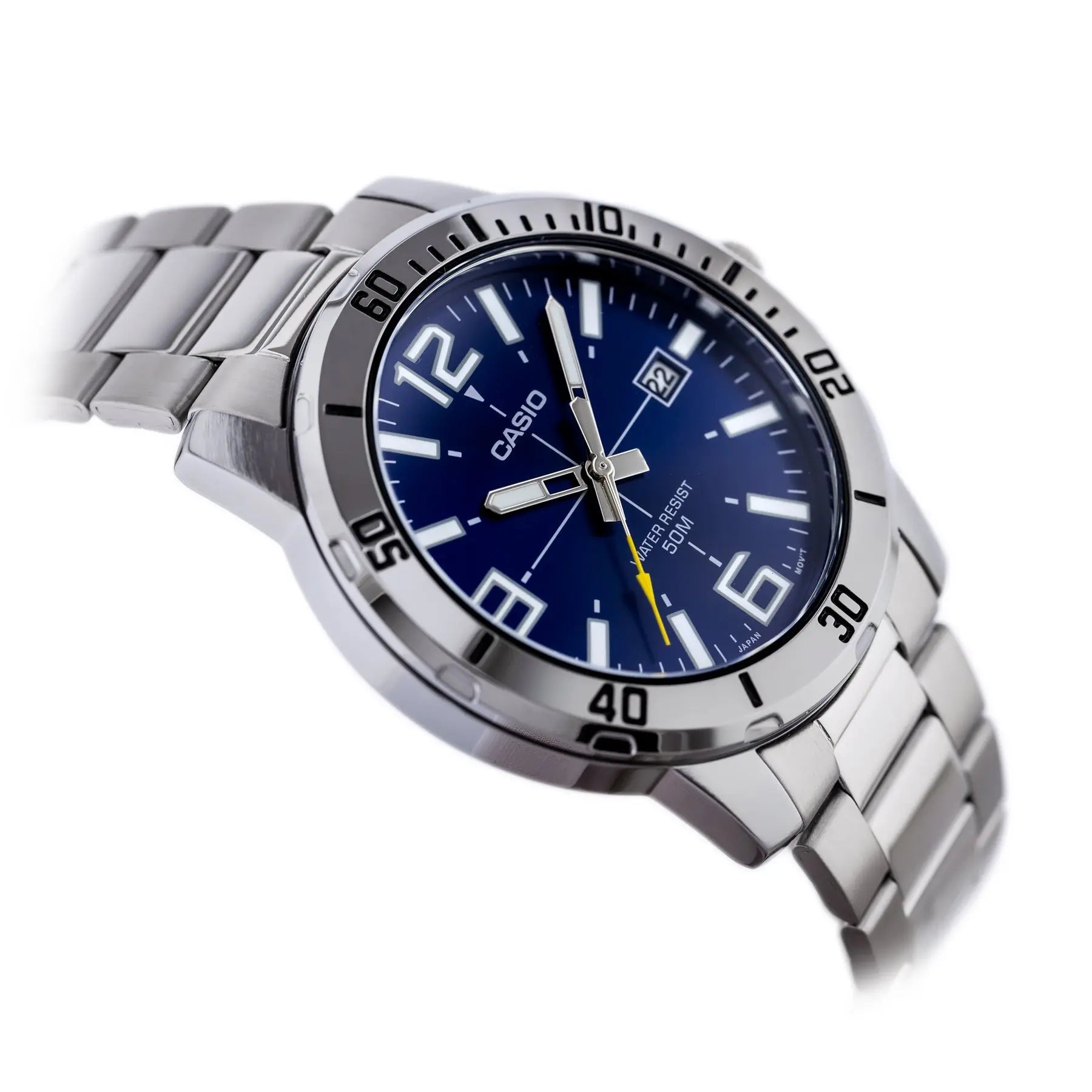 ZEGAREK MĘSKI CASIO MTP-VD01D-2B (zd175a) + BOX ZEGAREK MĘSKI CASIO MTP-VD01D-2B (zd175a) + BOX - Lorence 4549526186653