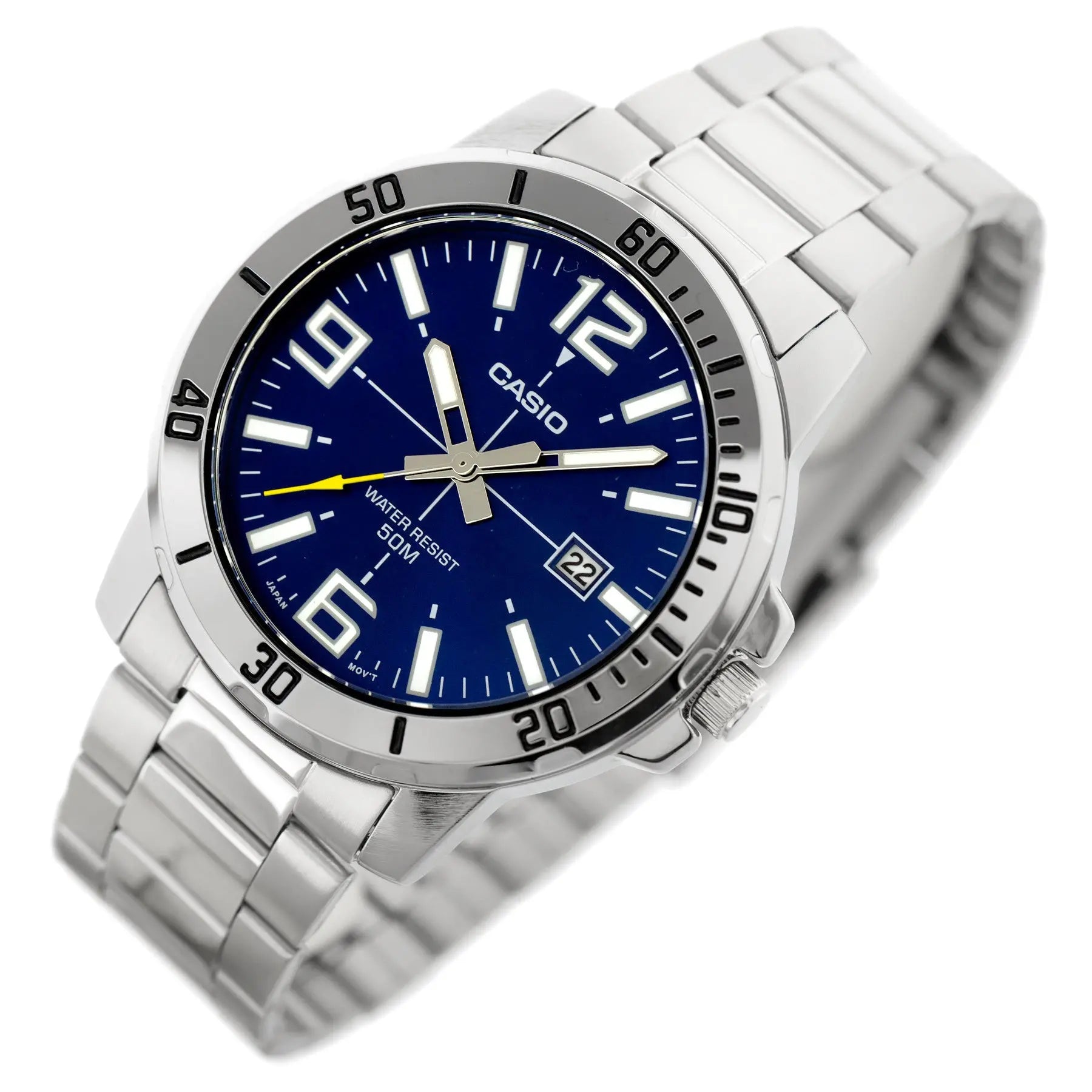 ZEGAREK MĘSKI CASIO MTP-VD01D-2B (zd175a) + BOX ZEGAREK MĘSKI CASIO MTP-VD01D-2B (zd175a) + BOX - Lorence 4549526186653