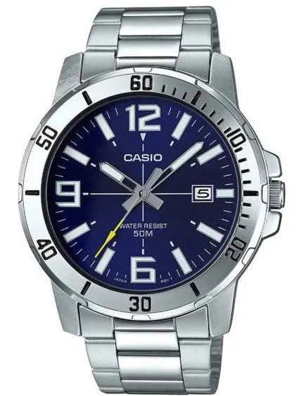 ZEGAREK MĘSKI CASIO MTP-VD01D-2B (zd175a) + BOX ZEGAREK MĘSKI CASIO MTP-VD01D-2B (zd175a) + BOX - Lorence 4549526186653