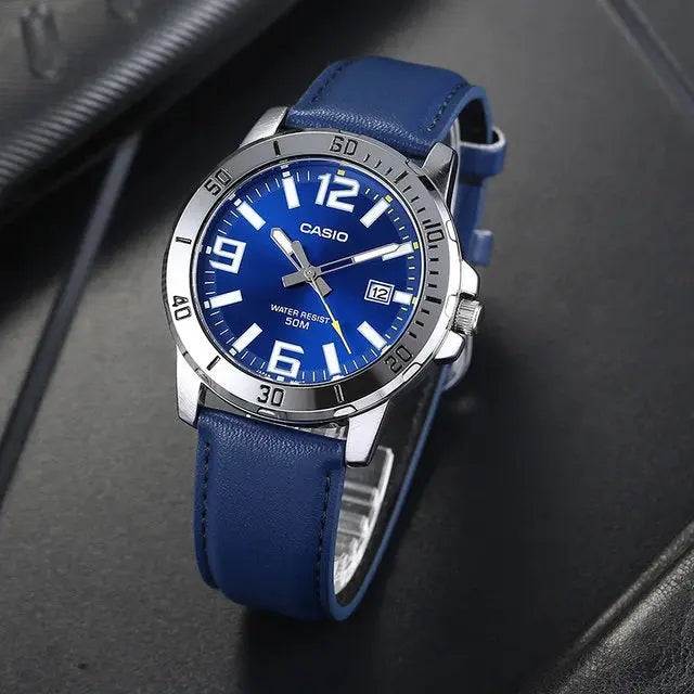 ZEGAREK MĘSKI CASIO MTP-VD01L-2BV (zd169a) + BOX ZEGAREK MĘSKI CASIO MTP-VD01L-2BV (zd169a) + BOX - Lorence 4549526247286