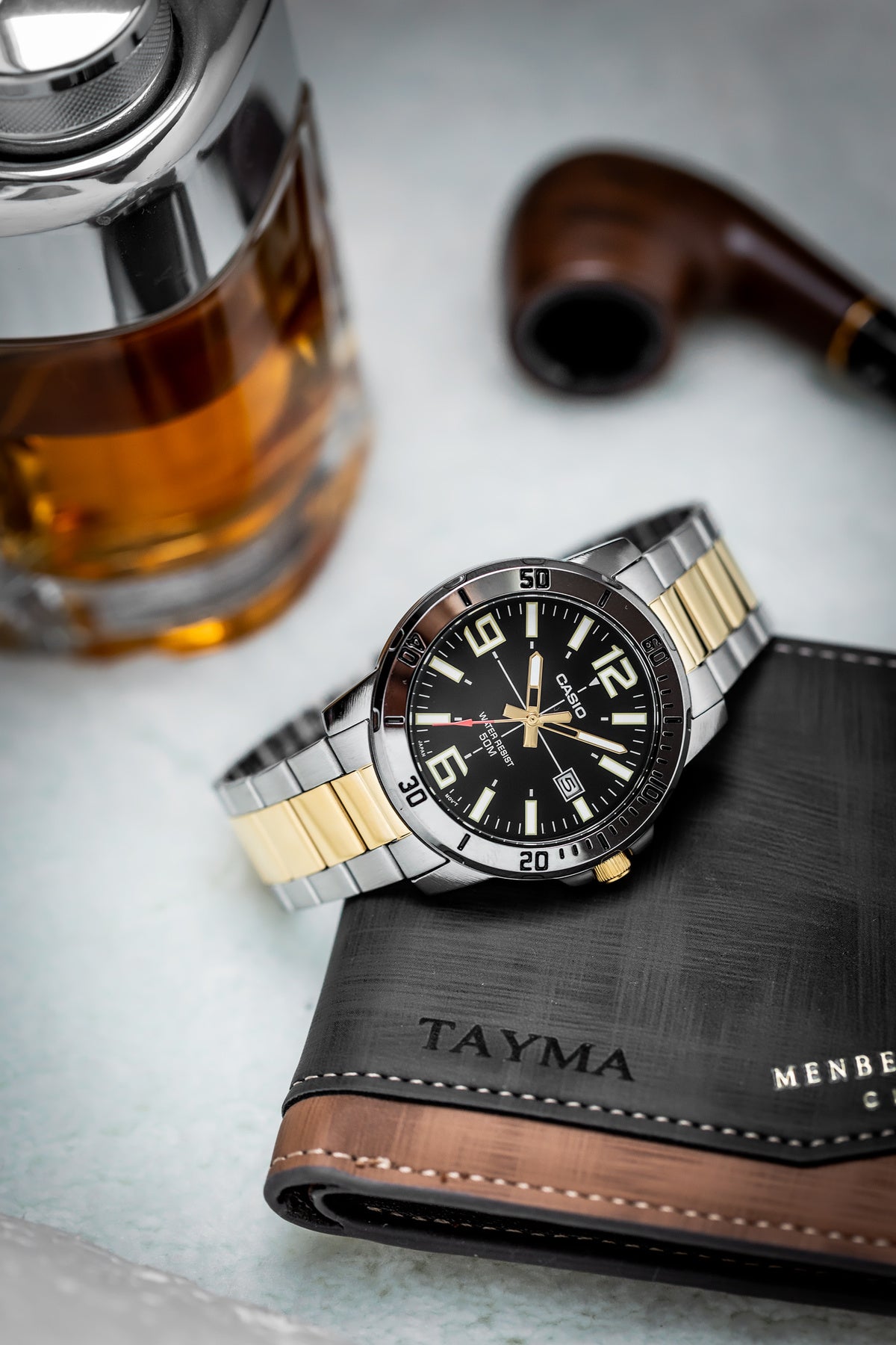 ZEGAREK MĘSKI CASIO MTP-VD01SG-1B + BOX ZEGAREK MĘSKI CASIO MTP-VD01SG-1B + BOX - Lorence 4549526247316