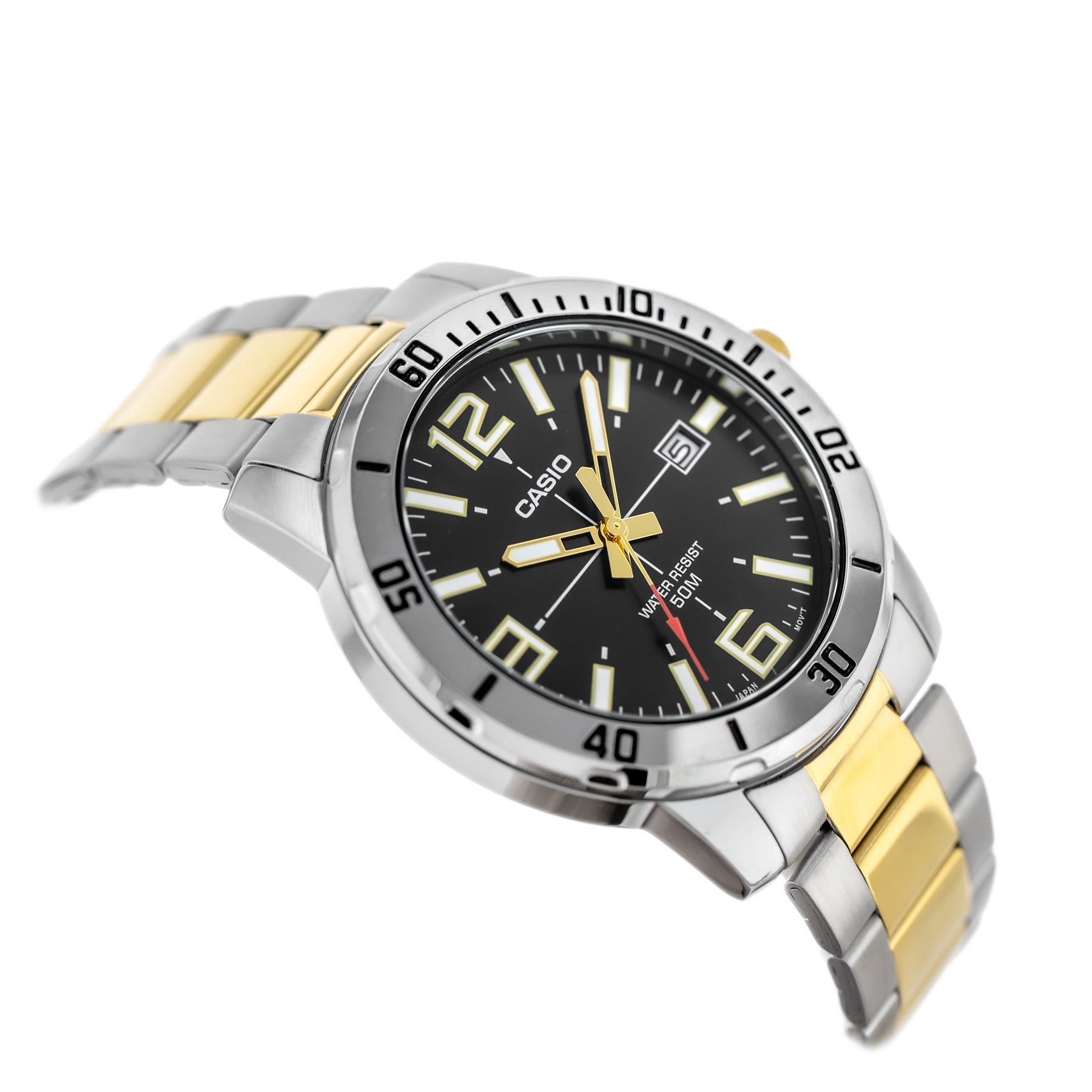 ZEGAREK MĘSKI CASIO MTP-VD01SG-1B + BOX ZEGAREK MĘSKI CASIO MTP-VD01SG-1B + BOX - Lorence 4549526247316