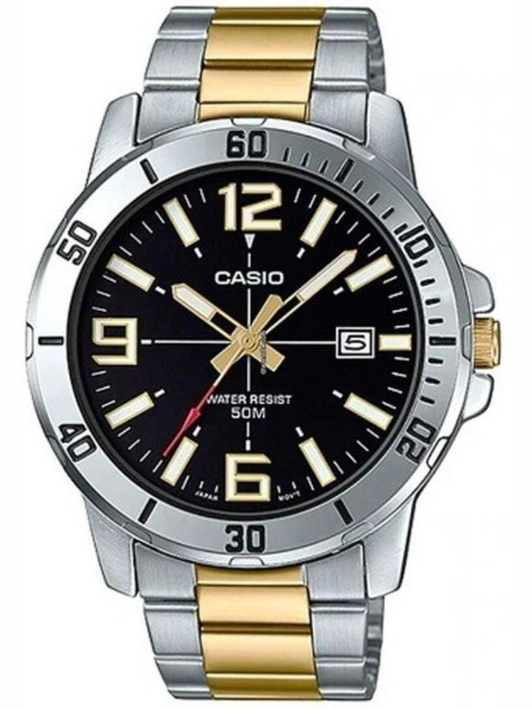 ZEGAREK MĘSKI CASIO MTP-VD01SG-1B + BOX ZEGAREK MĘSKI CASIO MTP-VD01SG-1B + BOX - Lorence 4549526247316
