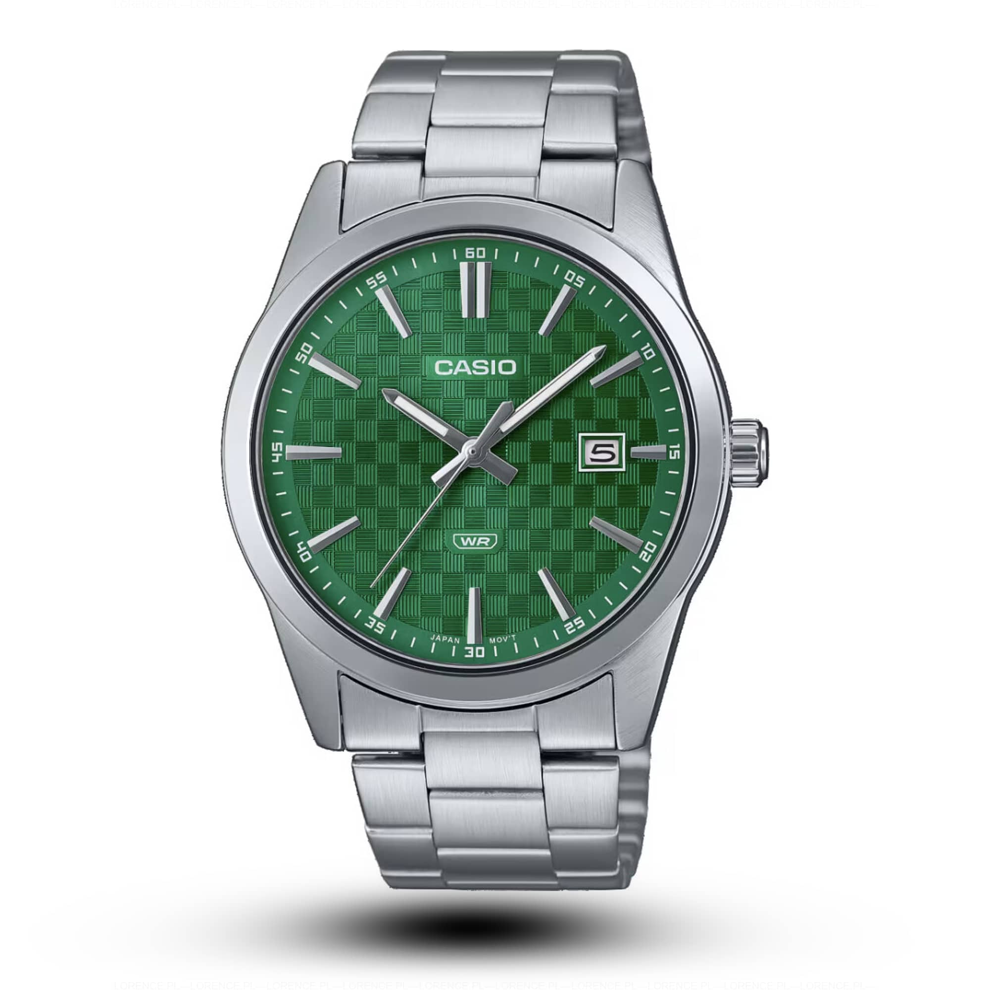 Casio ZEGAREK MĘSKI CASIO MTP-VD03D-3A1 Green