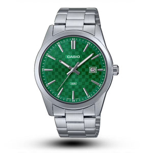 Casio ZEGAREK MĘSKI CASIO MTP-VD03D-3A1 Green