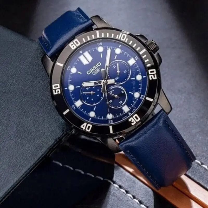 Zegarek Męski Casio MTP-VD300BL-2E Zegarek Męski Casio MTP-VD300BL-2E - Lorence 4549526315855