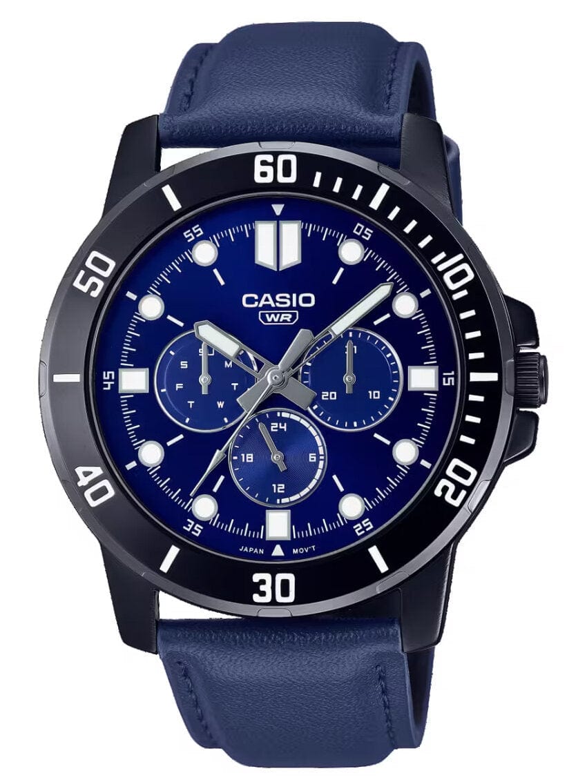 Casio ZEGAREK MĘSKI CASIO MTP-VD300BL-2E