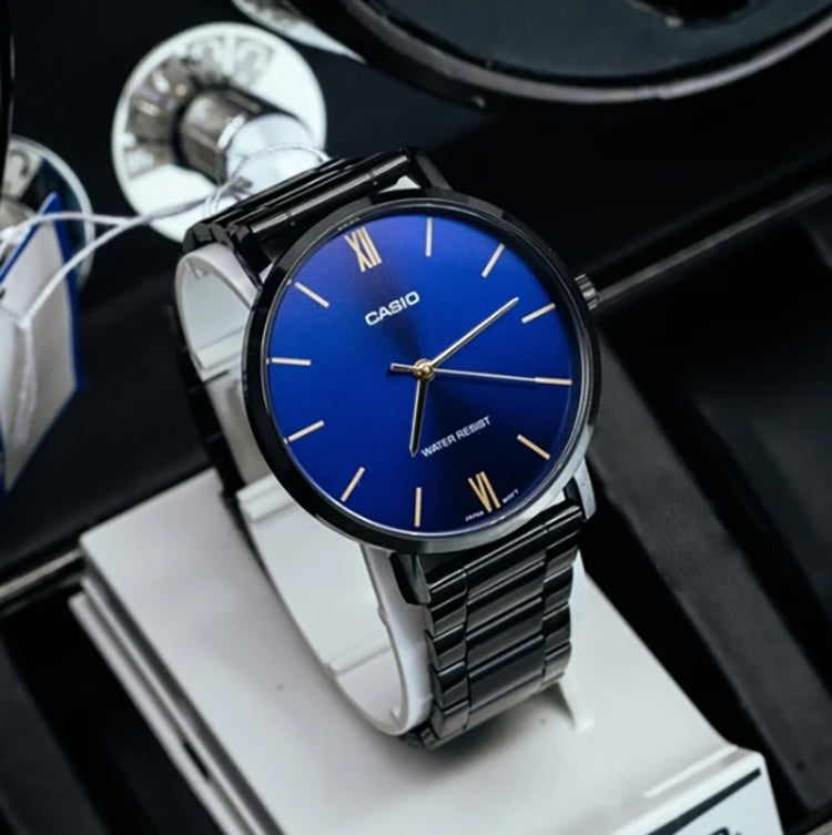 Zegarek Męski Casio MTP-VT01B-2B + BOX Zegarek Męski Casio MTP-VT01B-2B + BOX - Lorence 4549526315770
