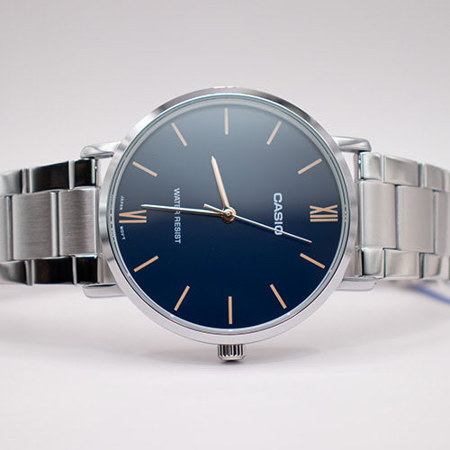 ZEGAREK MĘSKI CASIO MTP-VT01D-2B (zd165n) + BOX ZEGAREK MĘSKI CASIO MTP-VT01D-2B (zd165n) + BOX - Lorence 4549526214509