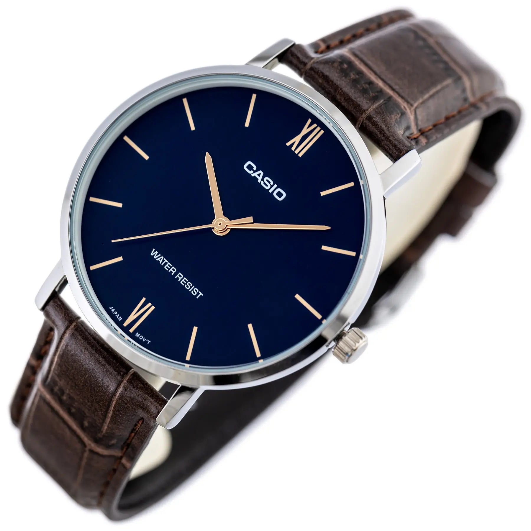 ZEGAREK MĘSKI CASIO MTP-VT01L-2B + BOX ZEGAREK MĘSKI CASIO MTP-VT01L-2B + BOX - Lorence 4549526214530