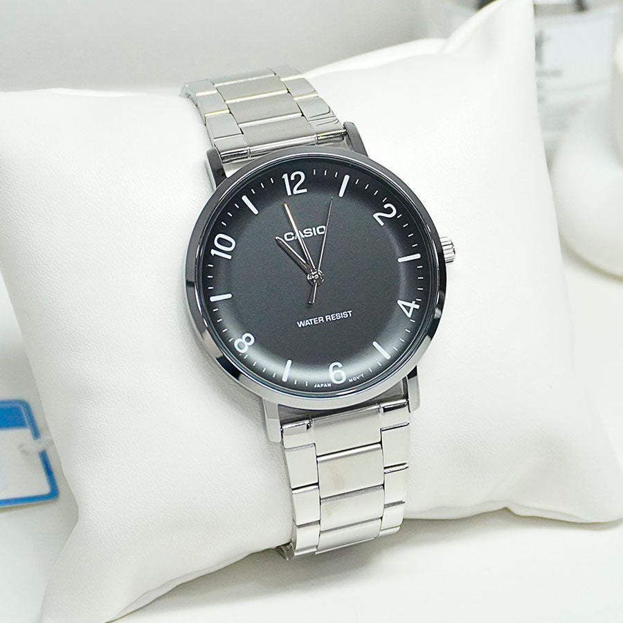 ZEGAREK MĘSKI CASIO  MTP-VT03D-1B + BOX ZEGAREK MĘSKI CASIO  MTP-VT03D-1B + BOX - Lorence 4549526399183