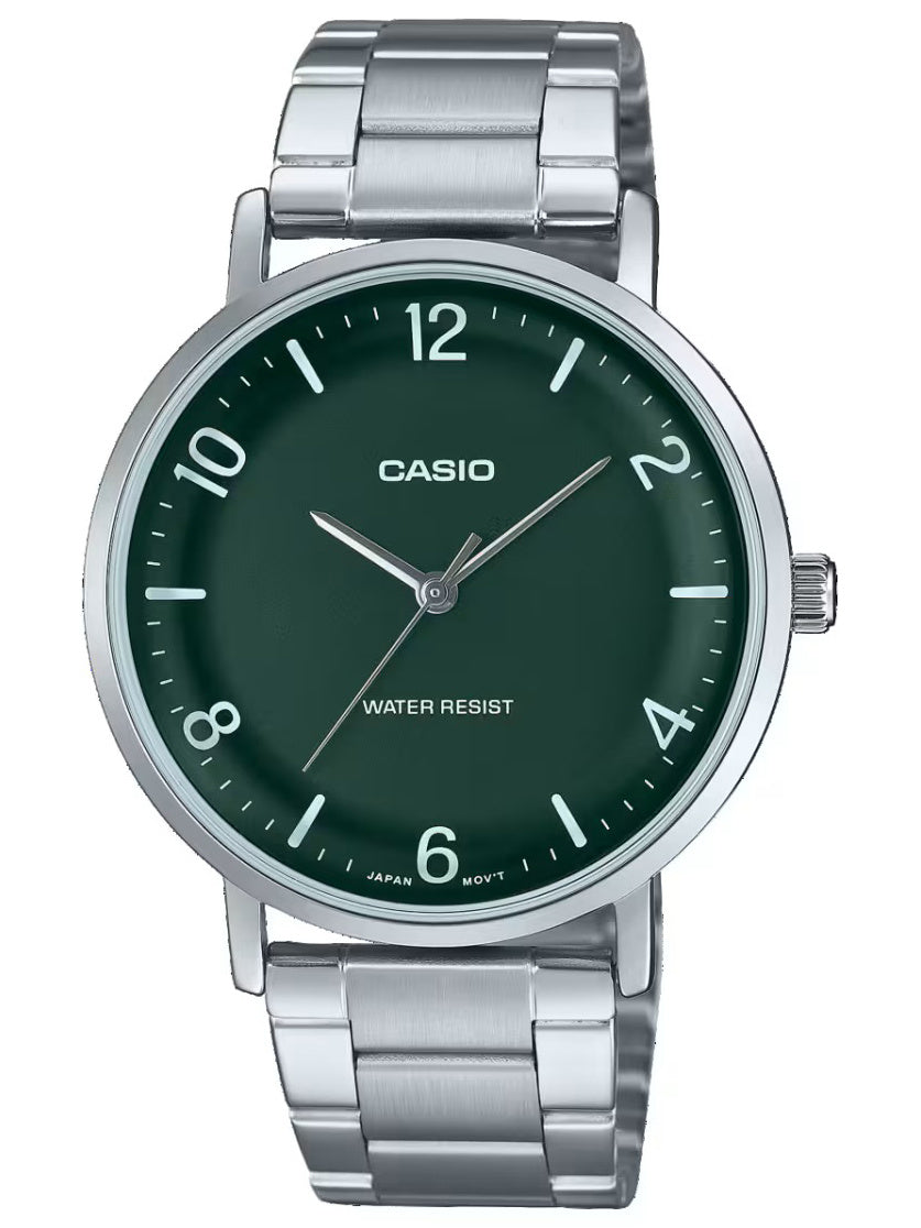 ZEGAREK MĘSKI CASIO  MTP-VT03D-3B + BOX ZEGAREK MĘSKI CASIO  MTP-VT03D-3B + BOX - Lorence 4549526399190