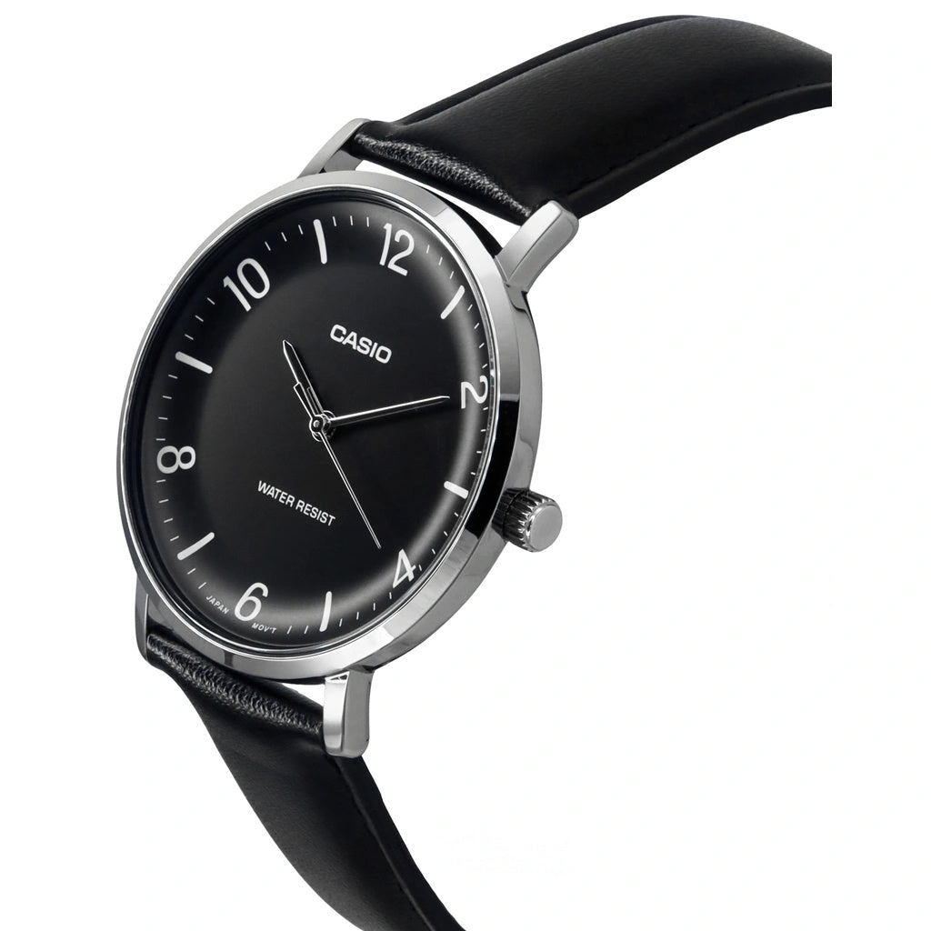 ZEGAREK MĘSKI CASIO  MTP-VT03L-1B + BOX ZEGAREK MĘSKI CASIO  MTP-VT03L-1B + BOX - Lorence 4549526399220