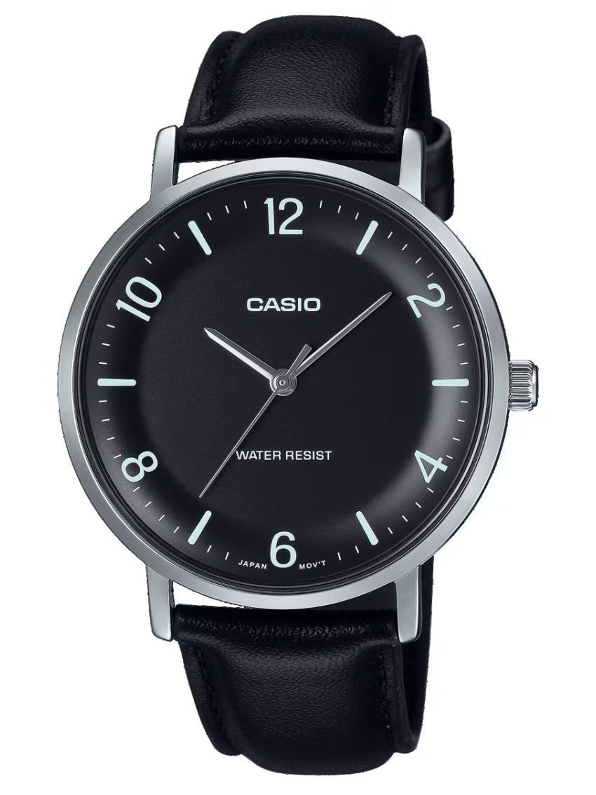 ZEGAREK MĘSKI CASIO  MTP-VT03L-1B + BOX ZEGAREK MĘSKI CASIO  MTP-VT03L-1B + BOX - Lorence 4549526399220