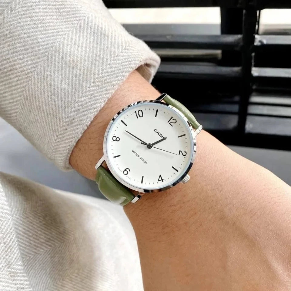 ZEGAREK MĘSKI CASIO  MTP-VT03L-7B + BOX ZEGAREK MĘSKI CASIO  MTP-VT03L-7B + BOX - Lorence 4549526399237