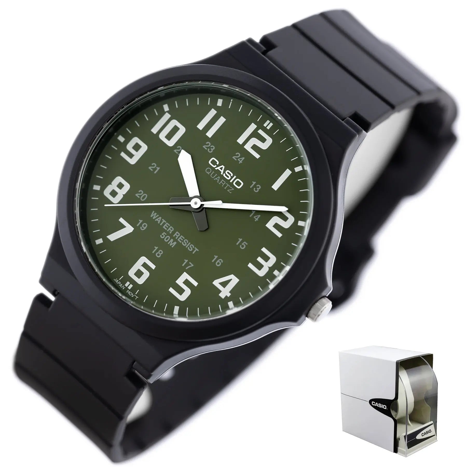 ZEGAREK MĘSKI CASIO MW-240-3B (zd166e) - KLASYKA + BOX ZEGAREK MĘSKI CASIO MW-240-3B (zd166e) - KLASYKA + BOX - Lorence 889232102436