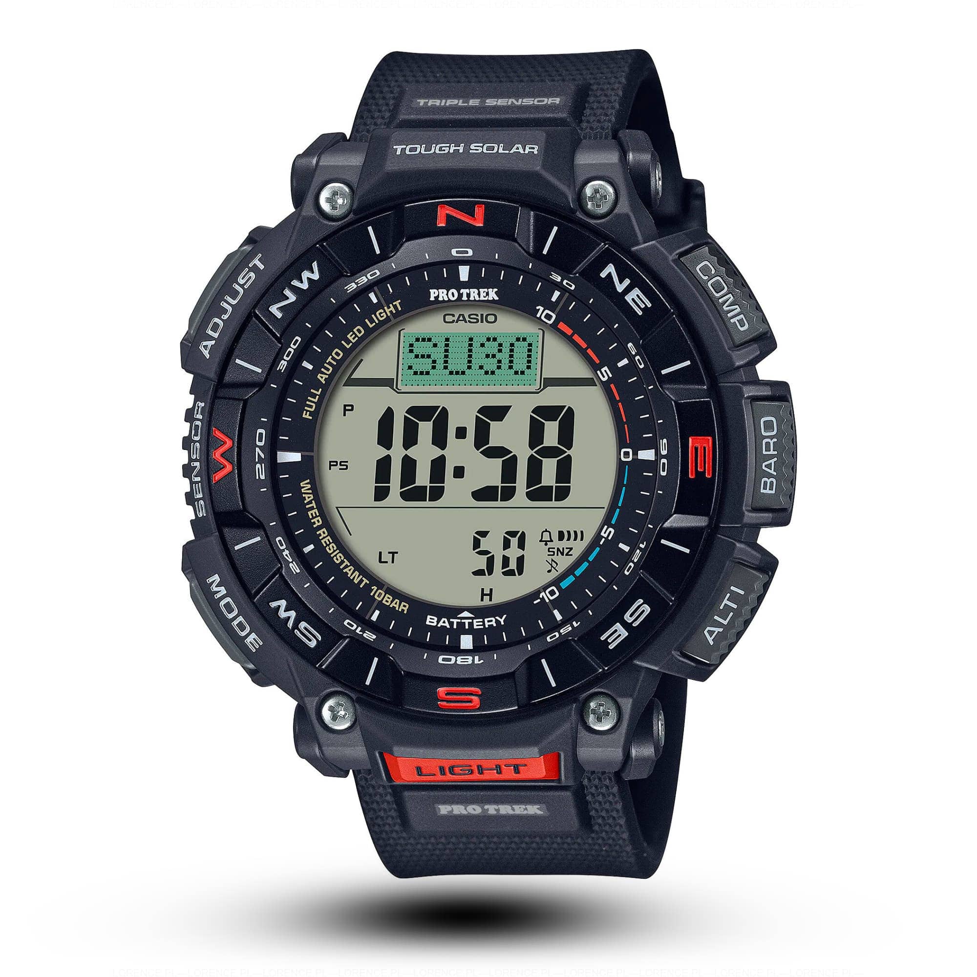 Casio ZEGAREK MĘSKI Casio Pro-Trek SOLAR PRG-340-1ER