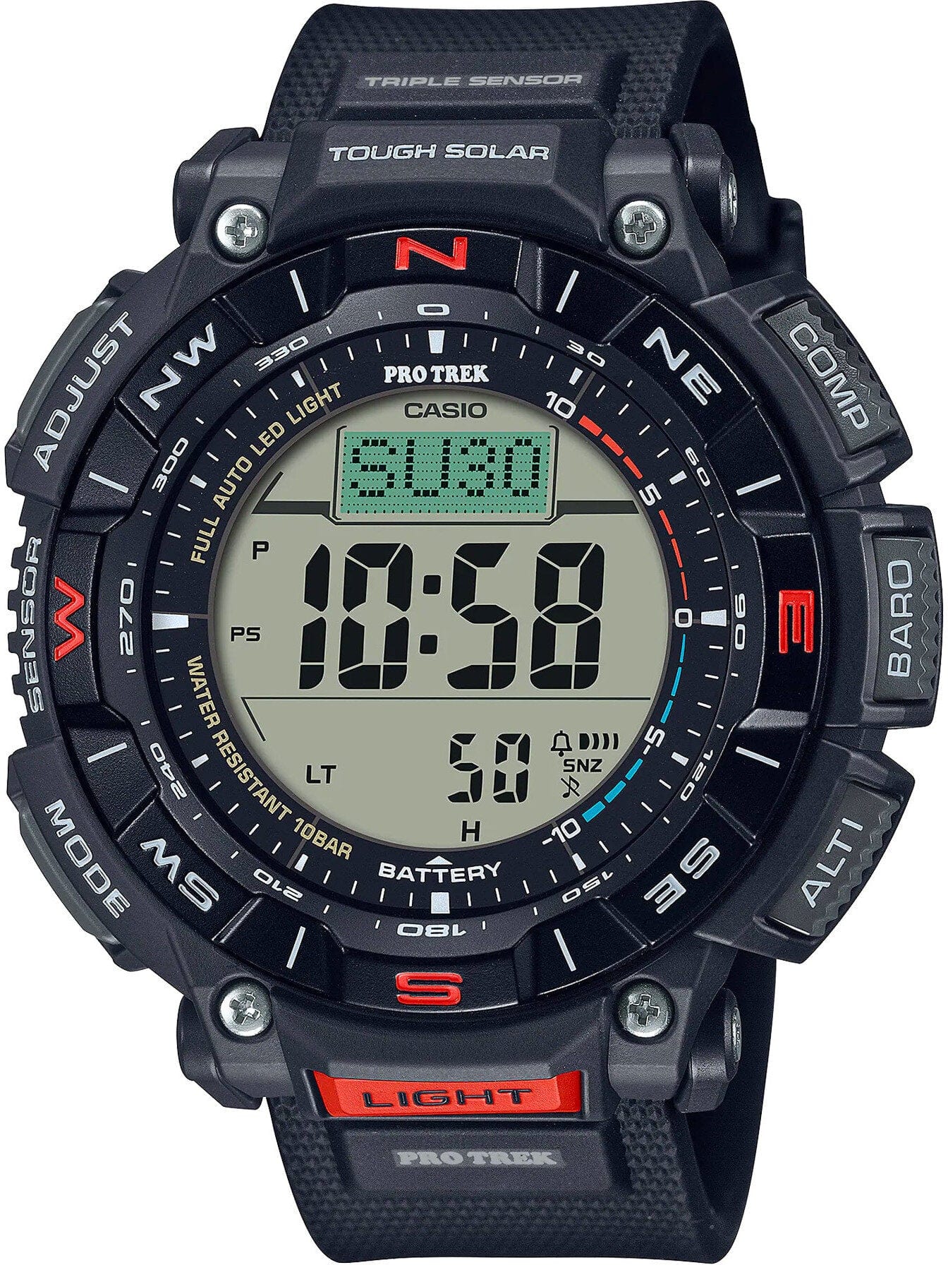 Casio ZEGAREK MĘSKI Casio Pro-Trek SOLAR PRG-340-1ER