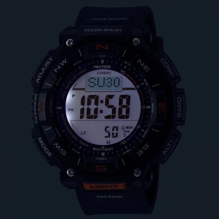 Casio ZEGAREK MĘSKI Casio Pro-Trek SOLAR PRG-340-1ER