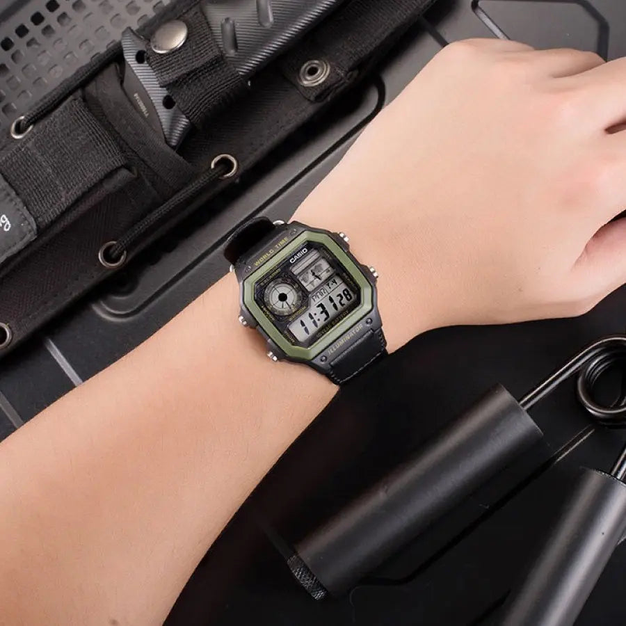 ZEGAREK MĘSKI CASIO Sports AE-1200WHB-1B + BOX (zd146d) ZEGAREK MĘSKI CASIO Sports AE-1200WHB-1B + BOX (zd146d) - Lorence 4971850906506