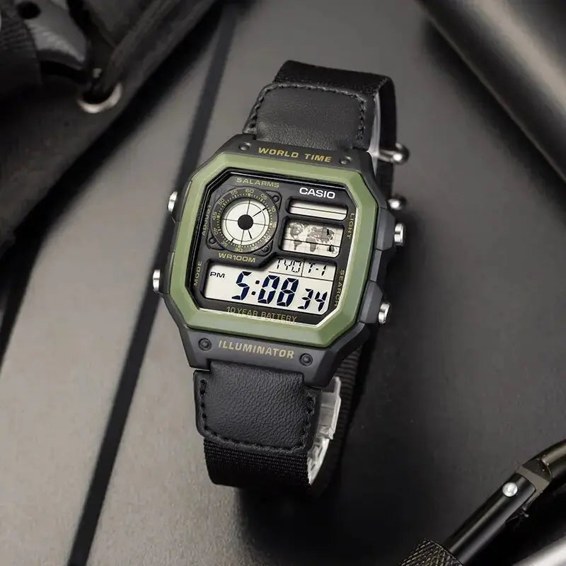 ZEGAREK MĘSKI CASIO Sports AE-1200WHB-1B + BOX (zd146d) ZEGAREK MĘSKI CASIO Sports AE-1200WHB-1B + BOX (zd146d) - Lorence 4971850906506