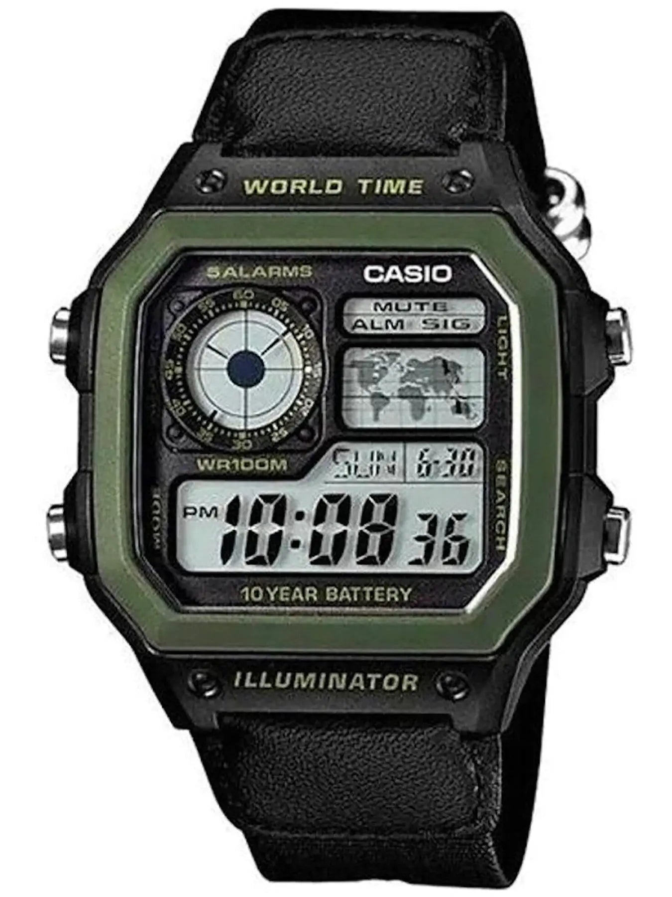ZEGAREK MĘSKI CASIO Sports AE-1200WHB-1B + BOX (zd146d) ZEGAREK MĘSKI CASIO Sports AE-1200WHB-1B + BOX (zd146d) - Lorence 4971850906506