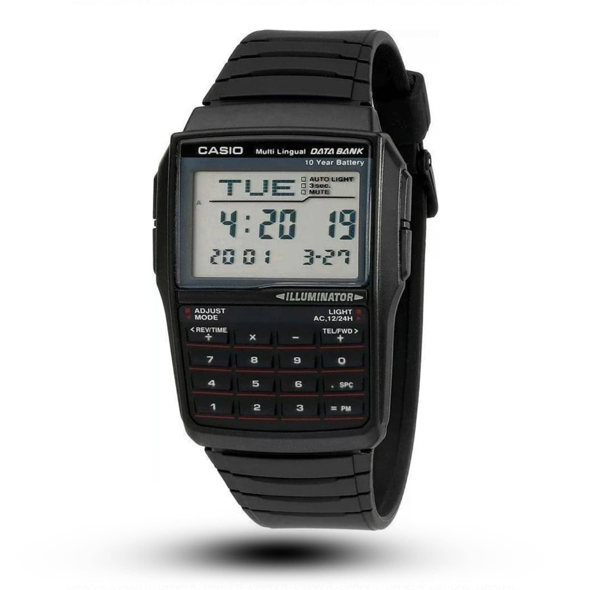 Casio ZEGAREK MĘSKI CASIO VINTAGE DATABANK DBC-32-1A