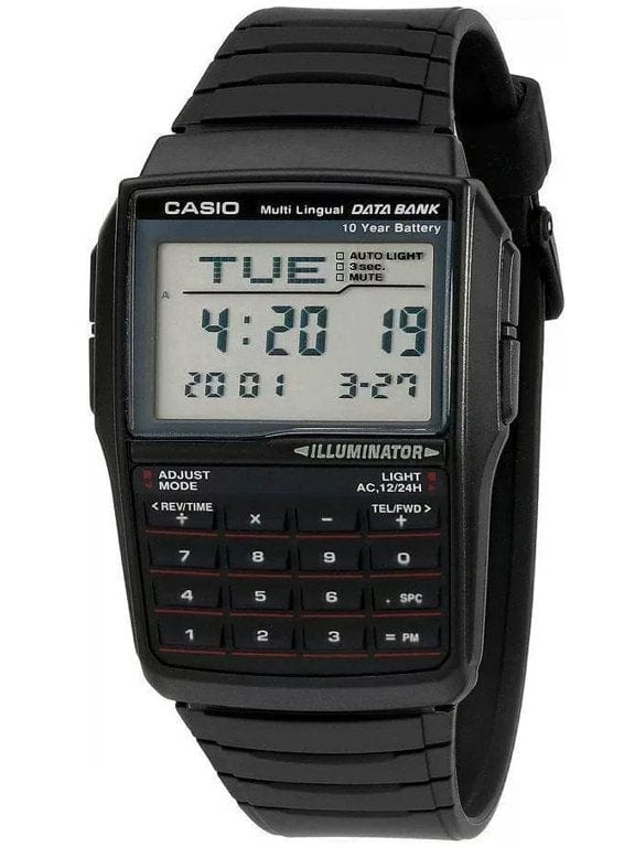 Casio ZEGAREK MĘSKI CASIO VINTAGE DATABANK DBC-32-1A