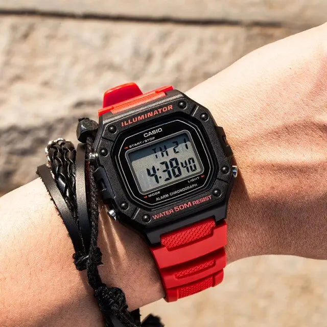 ZEGAREK MĘSKI CASIO W-218H-4B + BOX ZEGAREK MĘSKI CASIO W-218H-4B + BOX - Lorence 4549526192821