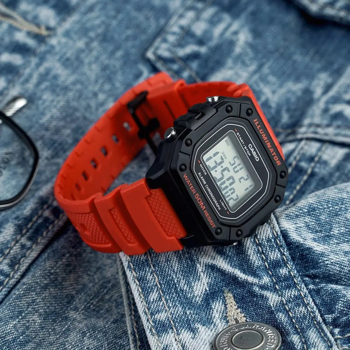 ZEGAREK MĘSKI CASIO W-218H-4B + BOX ZEGAREK MĘSKI CASIO W-218H-4B + BOX - Lorence 4549526192821