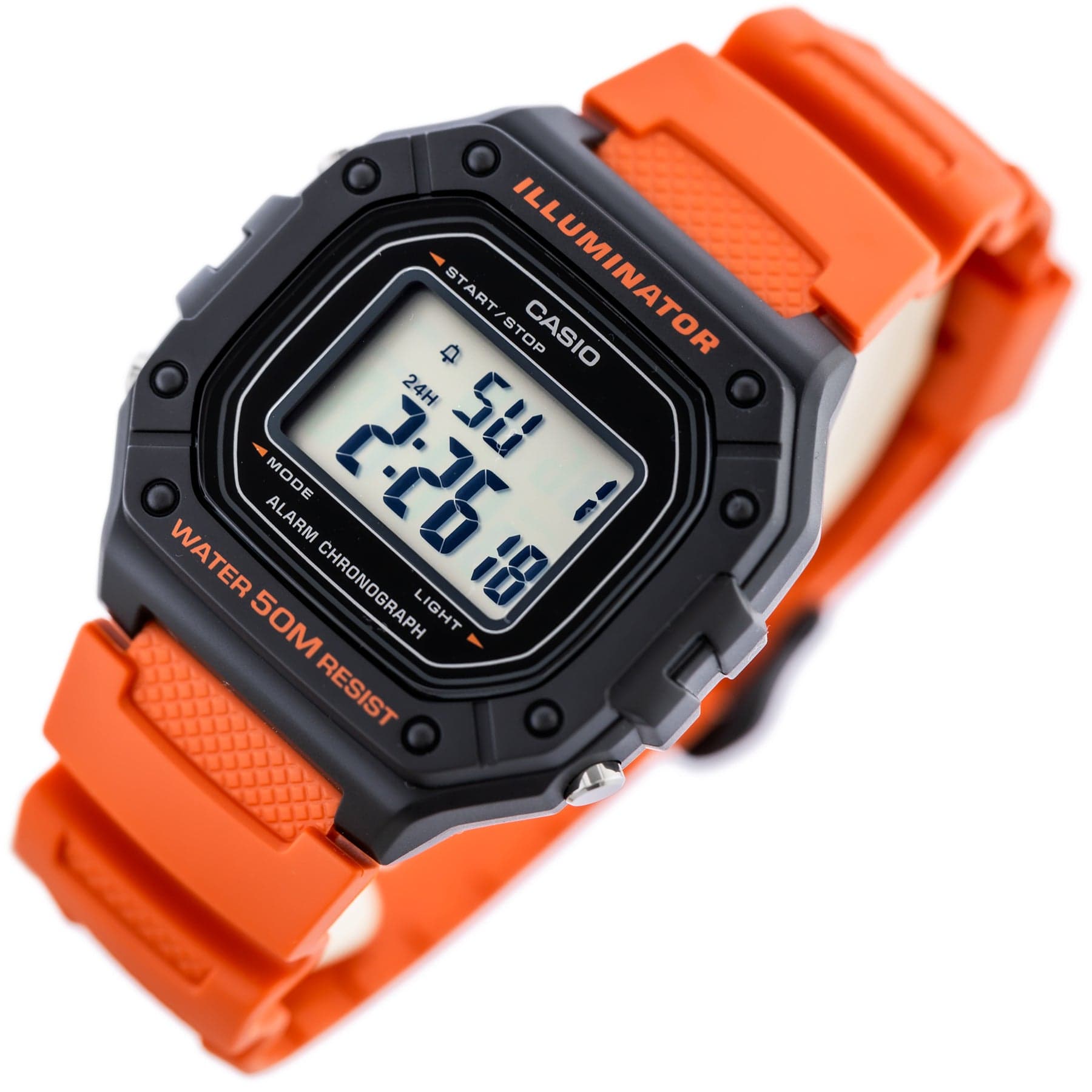 Casio ZEGAREK MĘSKI CASIO W-218H-4B2