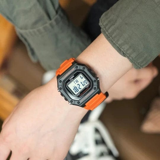 Casio ZEGAREK MĘSKI CASIO W-218H-4B2