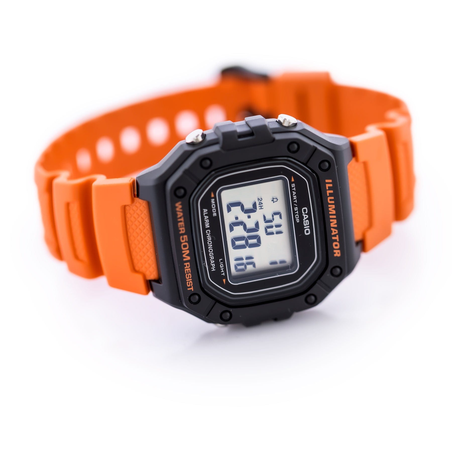 Casio ZEGAREK MĘSKI CASIO W-218H-4B2