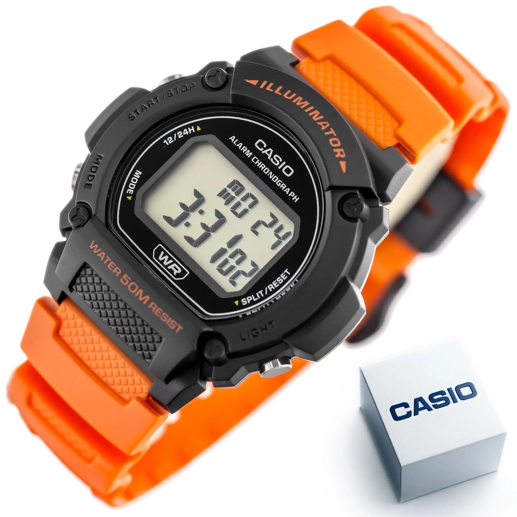 ZEGAREK MĘSKI CASIO W-219H-4A + BOX ZEGAREK MĘSKI CASIO W-219H-4A + BOX - Lorence 4549526313349
