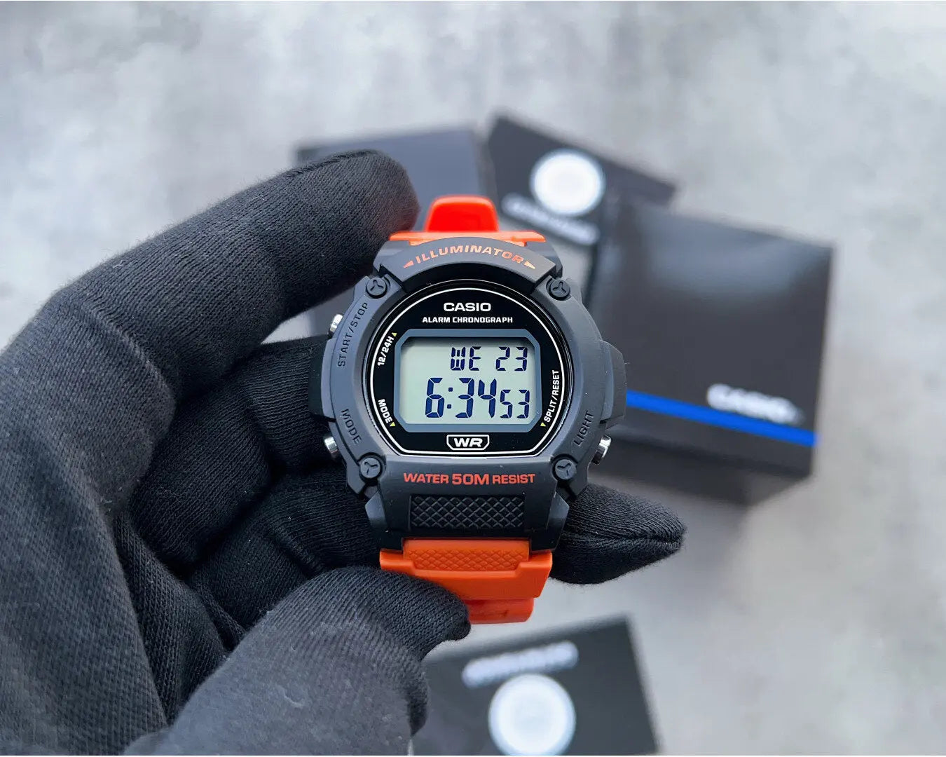ZEGAREK MĘSKI CASIO W-219H-4A + BOX ZEGAREK MĘSKI CASIO W-219H-4A + BOX - Lorence 4549526313349