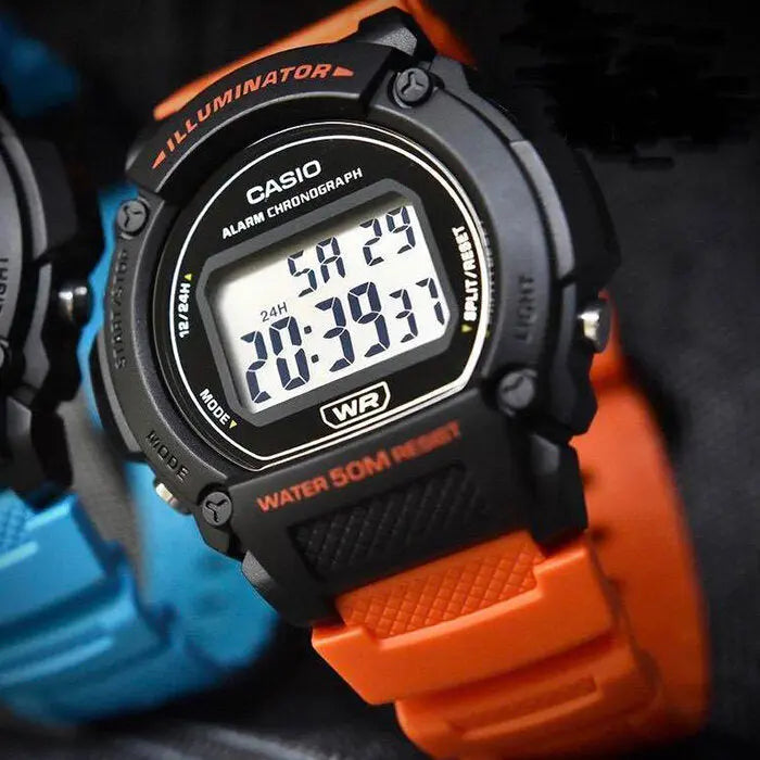 ZEGAREK MĘSKI CASIO W-219H-4A + BOX ZEGAREK MĘSKI CASIO W-219H-4A + BOX - Lorence 4549526313349