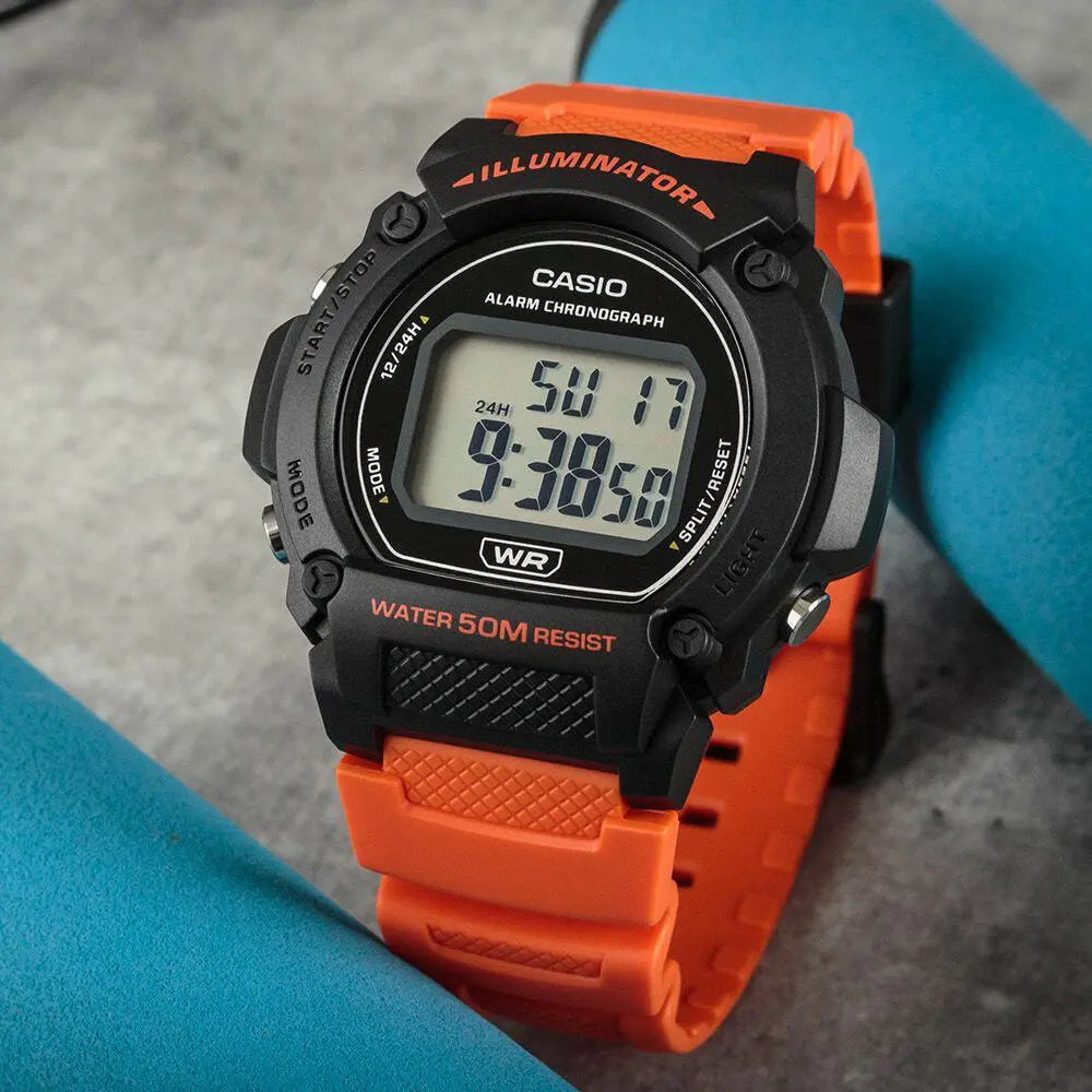 ZEGAREK MĘSKI CASIO W-219H-4A + BOX ZEGAREK MĘSKI CASIO W-219H-4A + BOX - Lorence 4549526313349