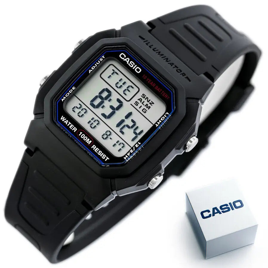 ZEGAREK MĘSKI CASIO W-800H-1A (zd100a) - KLASYKA + BOX ZEGAREK MĘSKI CASIO W-800H-1A (zd100a) - KLASYKA + BOX - Lorence 4971850437253