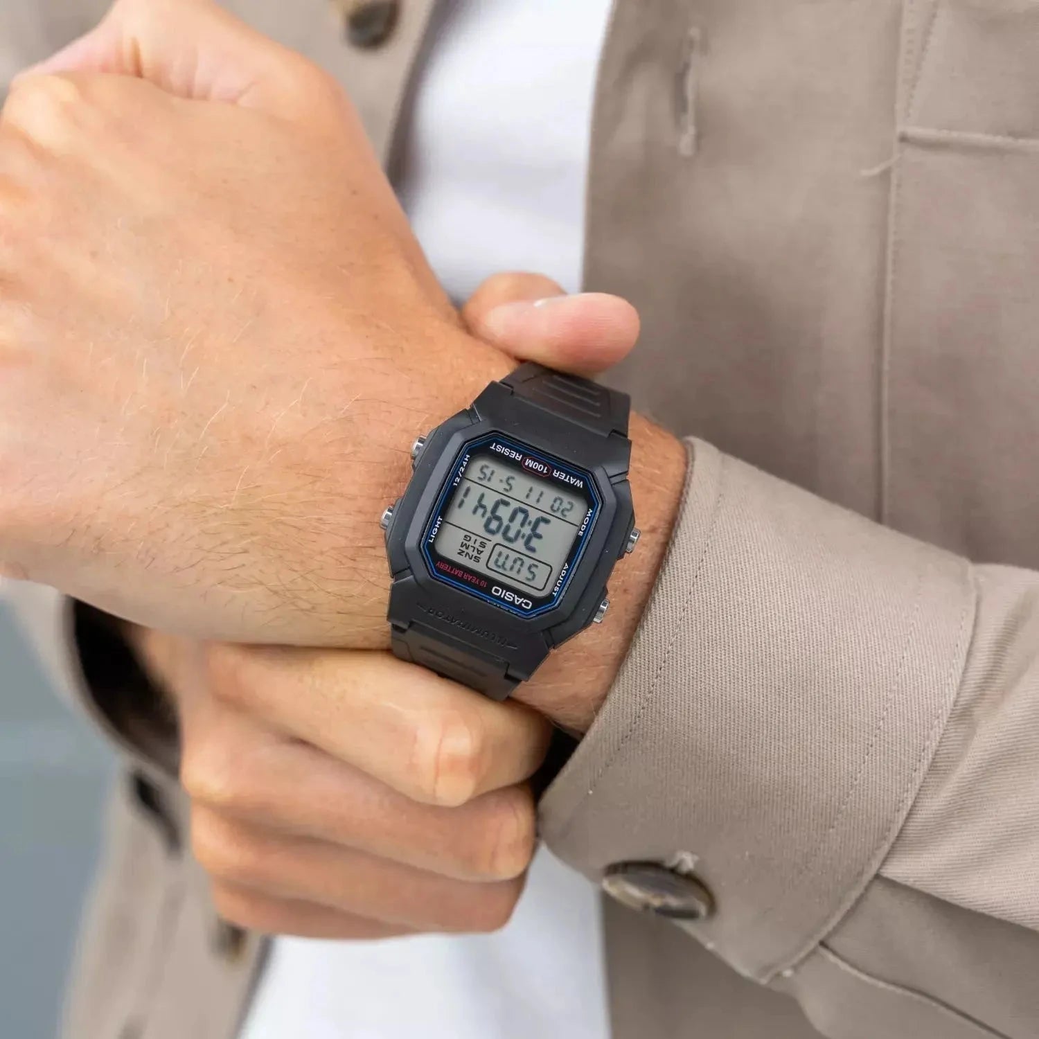 ZEGAREK MĘSKI CASIO W-800H-1A (zd100a) - KLASYKA + BOX ZEGAREK MĘSKI CASIO W-800H-1A (zd100a) - KLASYKA + BOX - Lorence 4971850437253