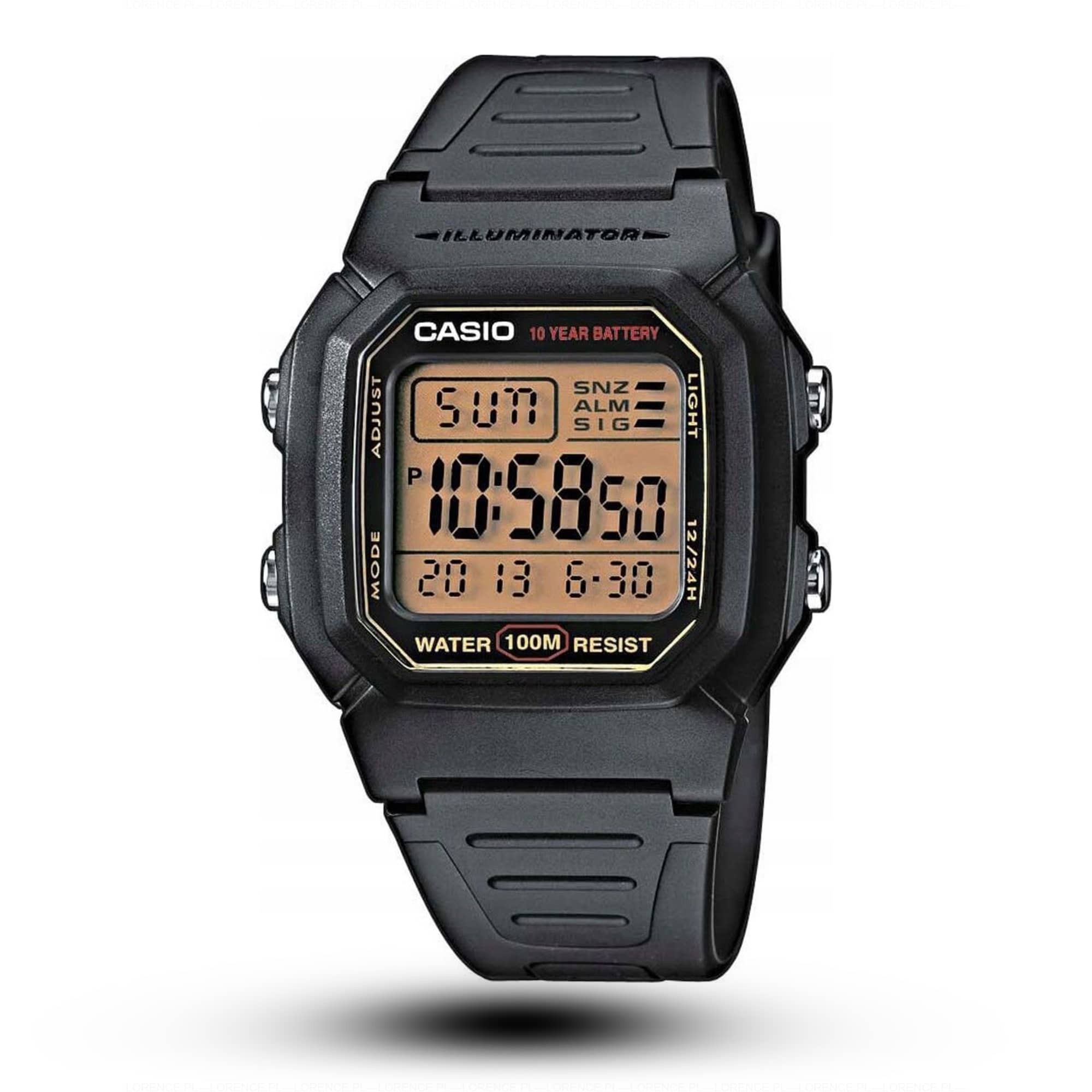 Casio ZEGAREK MĘSKI CASIO W-800HG-9AVDF KLASYKA