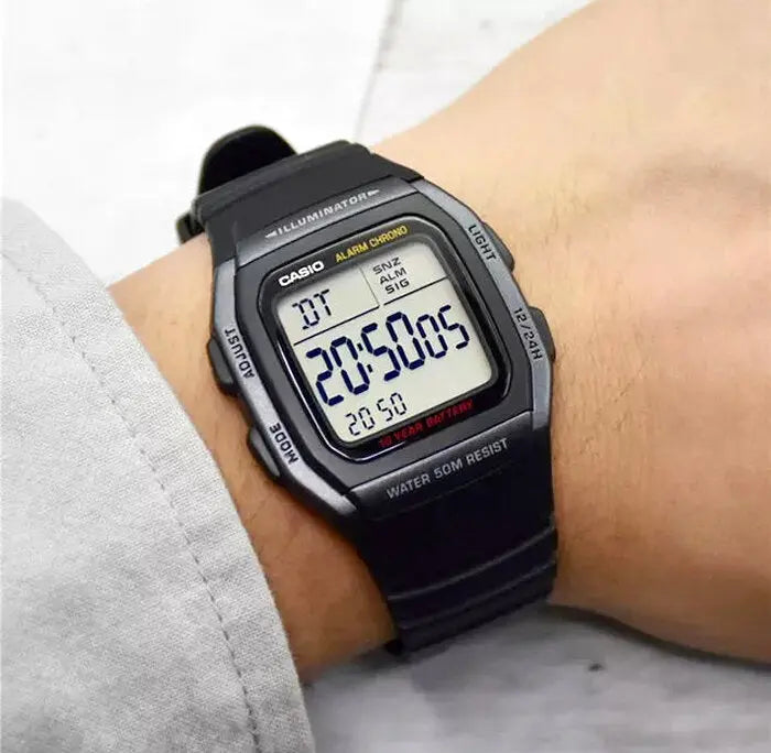 ZEGAREK MĘSKI CASIO W-96H-1B + BOX ZEGAREK MĘSKI CASIO W-96H-1B + BOX - Lorence 4971850802396