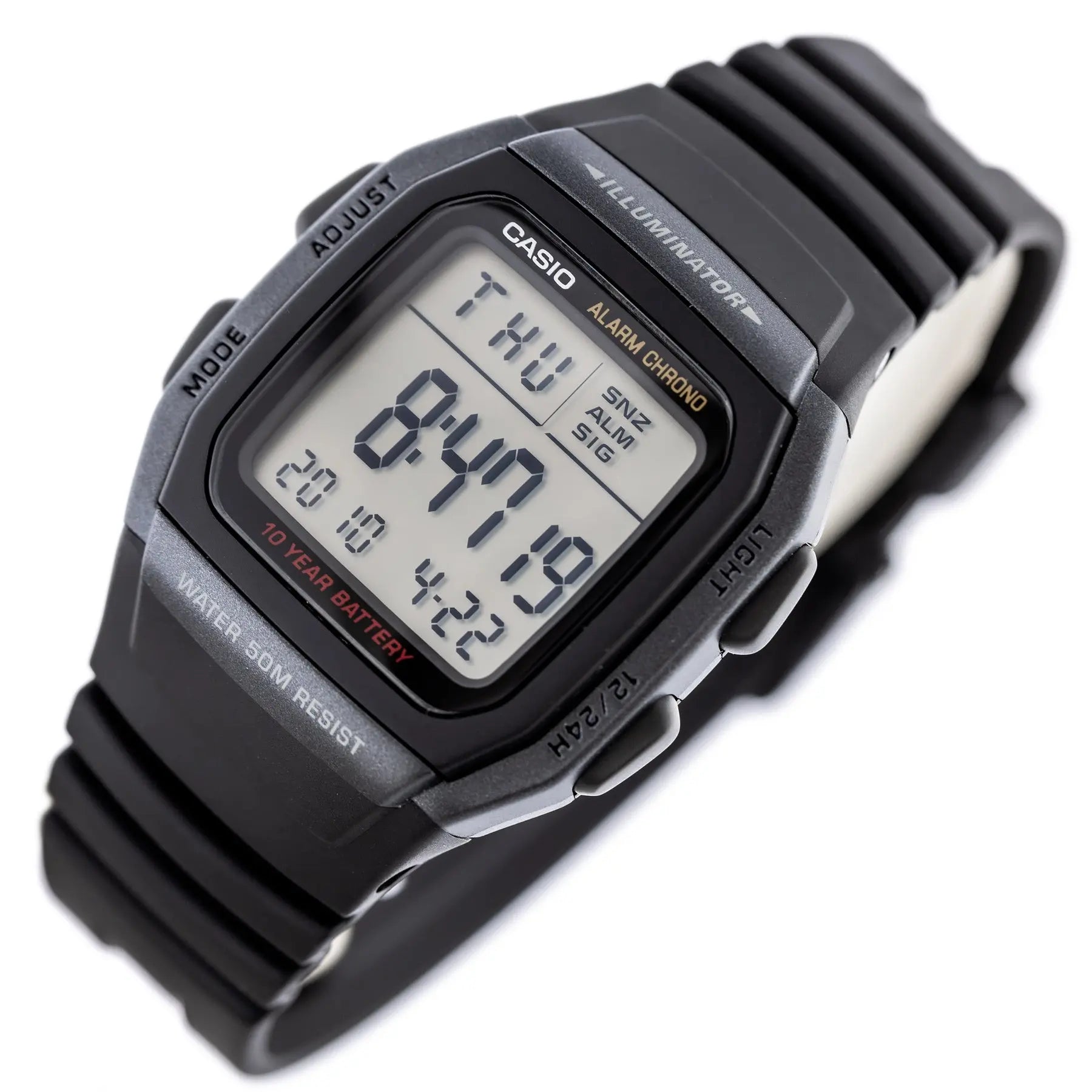 ZEGAREK MĘSKI CASIO W-96H-1B + BOX ZEGAREK MĘSKI CASIO W-96H-1B + BOX - Lorence 4971850802396