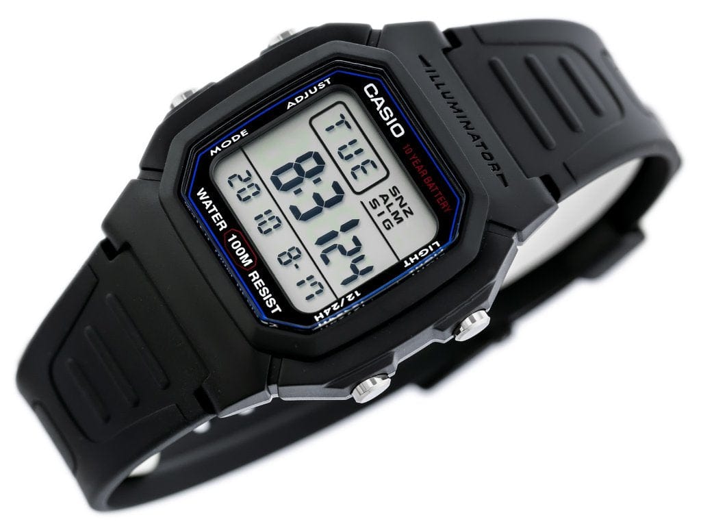 Casio ZEGAREK MĘSKI CASIO W800H-1A