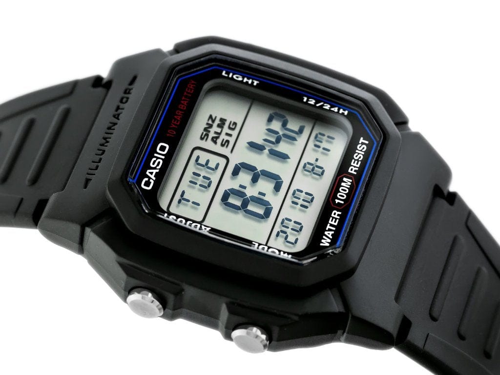 Casio ZEGAREK MĘSKI CASIO W800H-1A